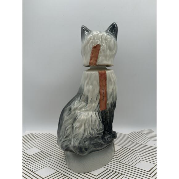 Empty Vintage 1967 Jim Beam Siamese Cat Decanter Bar Decor - Picture 3 of 5